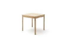 Esstisch >Oswego< in Wildeiche aus Massivholz -...