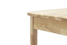 Esstisch >Oswego< in Wildeiche aus Massivholz - 60x76x80cm (BxHxT)