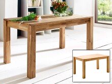 Esstisch >Peter< in  aus Massivholz - 140x77x80cm...