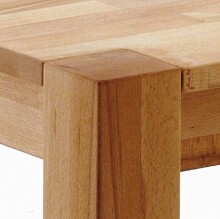 Esstisch >Peter< in  aus Massivholz - 140x77x80cm (BxHxT)