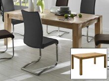 Esstisch >Peter< in  aus Massivholz - 140x77x80cm...