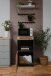 Ablageelement >Palmyra< in Anthrazit/Artisan Eiche - 45x95x45cm (BxHxT)