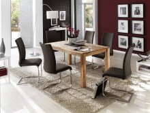 Esstisch >Paul< in Kernbuche aus Massivholz - 200x77x100cm (BxHxT)