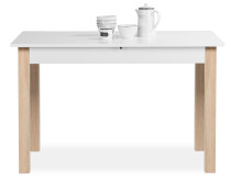 Esstisch >Crawley< in Sonoma-Eiche/Weiß - 160x76,5x70cm (BxHxT)