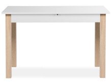 Esstisch >Crawley< in Sonoma-Eiche/Weiß - 160x76,5x70cm (BxHxT)