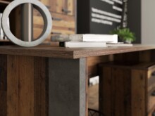 Arbeitstisch >Celon< in Old Wood Vintage - 153x73.5x70cm (BxHxT)