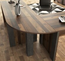 Eckverbindungsplatte >Celon< in Old Wood Vintage - 70x73.5x70cm (BxHxT)