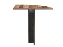 Eckverbindungsplatte >Celon< in Old Wood Vintage - 70x73.5x70cm (BxHxT)