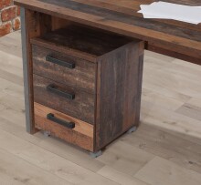 Regalwagen >Celon< in Old Wood Vintage - 40x56.4x41.6cm (BxHxT)