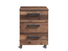 Regalwagen >Celon< in Old Wood Vintage - 40x56.4x41.6cm (BxHxT)