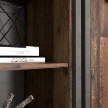 Ablageelement >Celon< in Old Wood Vintage - 46x220.7x41.6cm (BxHxT)