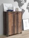 Aktenschrank >Celon< in Old Wood Vintage - 86x115x41.6cm (BxHxT)