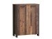 Aktenschrank >Celon< in Old Wood Vintage - 86x115x41.6cm (BxHxT)