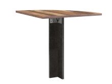 Arbeitstisch >Celon< in Old Wood Vintage - 103/153/70x73.5x70cm (BxHxT)