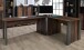 Arbeitstisch >Celon< in Old Wood Vintage - 103/153/70x73.5x70cm (BxHxT)