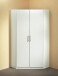 Eckschrank >Runner< (B/H/T: 95x198x95 cm) in Weiß - 95x198x95cm (BxHxT)