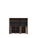Beistellschrank >Celon< in Old Wood Vintage - 136.4x118.3x41.6cm (BxHxT)
