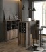 Beistellschrank >Celon< in Old Wood Vintage - 136.4x118.3x41.6cm (BxHxT)