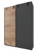Schwebetürenschrank >Cardiff< (B/H/T: 135x198x64 cm) Plankeneiche