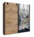 Schwebetürenschrank >Cardiff< (B/H/T: 180x198x64 cm) Plankeneiche
