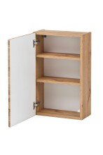 Hängeschrank >Villach< (B/H/T: 40x64x20 cm) in wotaneiche - 40x64x20 (BxHxT)
