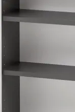 Hängeschrank >Villach< (B/H/T: 40x64x20 cm) in matt grau - 40x64x20 (BxHxT)