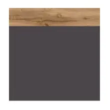 Hängeschrank >Villach< (B/H/T: 40x64x20 cm) in matt grau - 40x64x20 (BxHxT)