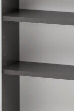 Hängeschrank >Villach< (B/H/T: 40x64x20 cm) in matt grau - 40x64x20 (BxHxT)