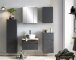 Hängeschrank >Villach< (B/H/T: 40x64x20 cm) in matt grau - 40x64x20 (BxHxT)