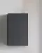 Hängeschrank >Villach< (B/H/T: 40x64x20 cm) in matt grau - 40x64x20 (BxHxT)