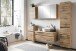 Waschbeckenunterschrank >Villach< (B/H/T: 40x79x35 cm) in wotaneiche aus MDF