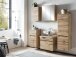 Waschbeckenunterschrank >Villach< (B/H/T: 40x79x35 cm) in wotaneiche aus MDF