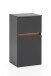 Waschbeckenunterschrank >Villach< (B/H/T: 40x79x35 cm) in matt grau aus MDF