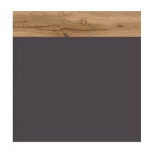 Waschbeckenunterschrank >Villach< (B/H/T: 61x55x40 cm) in matt grau aus MDF