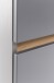 Waschbeckenunterschrank >Villach< (B/H/T: 61x55x40 cm) in matt grau aus MDF