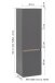 Midischrank >Villach< (B/H/T: 40x130x35 cm) in wotaneiche - 40x130x35 (BxHxT)