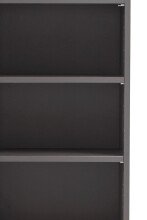 Seitenschrank >Villach< (B/H/T: 40x180x35 cm) in matt grau - 40x180x35 (BxHxT)