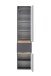 Seitenschrank >Villach< (B/H/T: 40x180x35 cm) in matt grau - 40x180x35 (BxHxT)