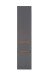Seitenschrank >Villach< (B/H/T: 40x180x35 cm) in matt grau - 40x180x35 (BxHxT)