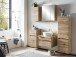 Badezimmerspiegelschrank >Villach< (B/H/T: 60x64x20 cm) in wotaneiche