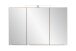 Badezimmerspiegelschrank >Villach< (B/H/T: 100x64x20 cm) in wotaneiche
