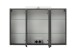 Badezimmerspiegelschrank >Villach< (B/H/T: 100x64x20 cm) in matt grau