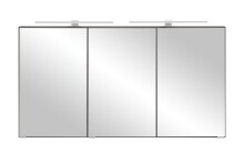 Badezimmerspiegelschrank >Villach< (B/H/T: 120x64x20 cm) in matt grau