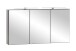 Badezimmerspiegelschrank >Villach< (B/H/T: 120x64x20 cm) in matt grau