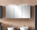 Badezimmerspiegelschrank >Villach< (B/H/T: 120x64x20 cm) in matt grau