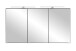 Badezimmerspiegelschrank >Villach< (B/H/T: 120x64x20 cm) in matt grau