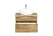 Waschtisch-Set >Villach< (B/H/T: 61x41x47 cm) in wotaneiche - 61x41x47 (BxHxT)