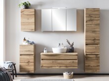 Waschtisch-Set >Villach< (B/H/T: 61x41x47 cm) in wotaneiche - 61x41x47 (BxHxT)