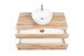 Waschtisch-Set >Villach< (B/H/T: 61x41x47 cm) in wotaneiche - 61x41x47 (BxHxT)