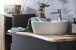 Waschtisch-Set >Villach< (B/H/T: 100x41x47 cm) in matt grau - 100x41x47 (BxHxT)